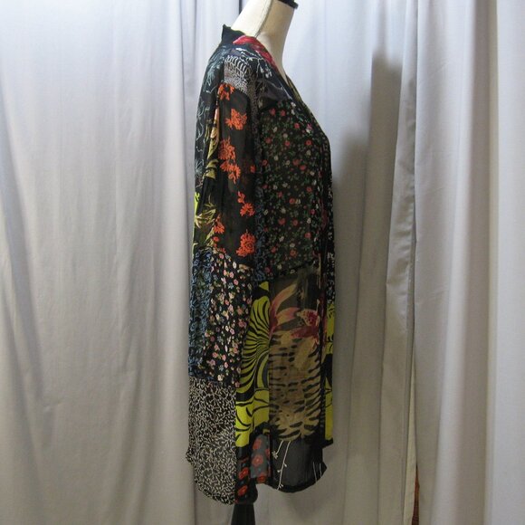 Sacred Threads Patchwork Lightweight Jacket - Picture 2 of 6